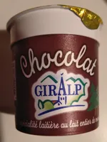 Giralp pot carton chocolat 4x125gr