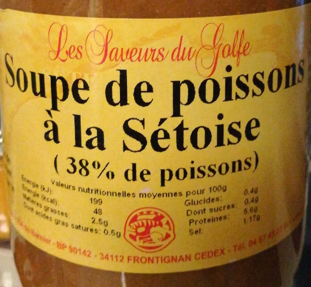 Soupe de poissons a la sétoise