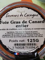 Foie gras de canard entier