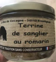 Terrine de sanglier au romarin