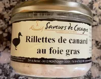 Rillettes de canard au foie gras