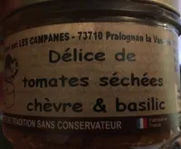 Tomates séchées chèvre basilic
