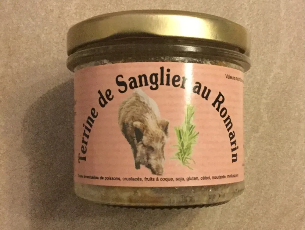 Terrine de sanglier au romarin