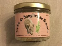 Terrine de sanglier au romarin