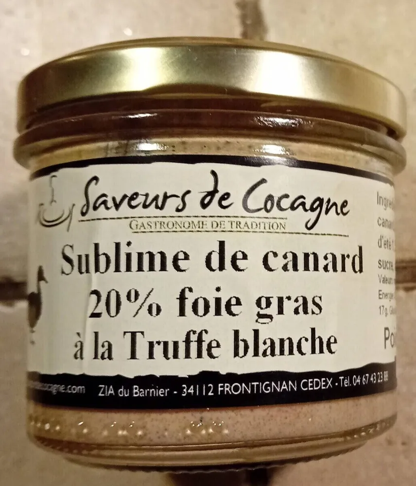 Sublime de canard 20% foie gras à la Truffe blanche