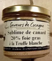 Sublime de canard 20% foie gras à la Truffe blanche