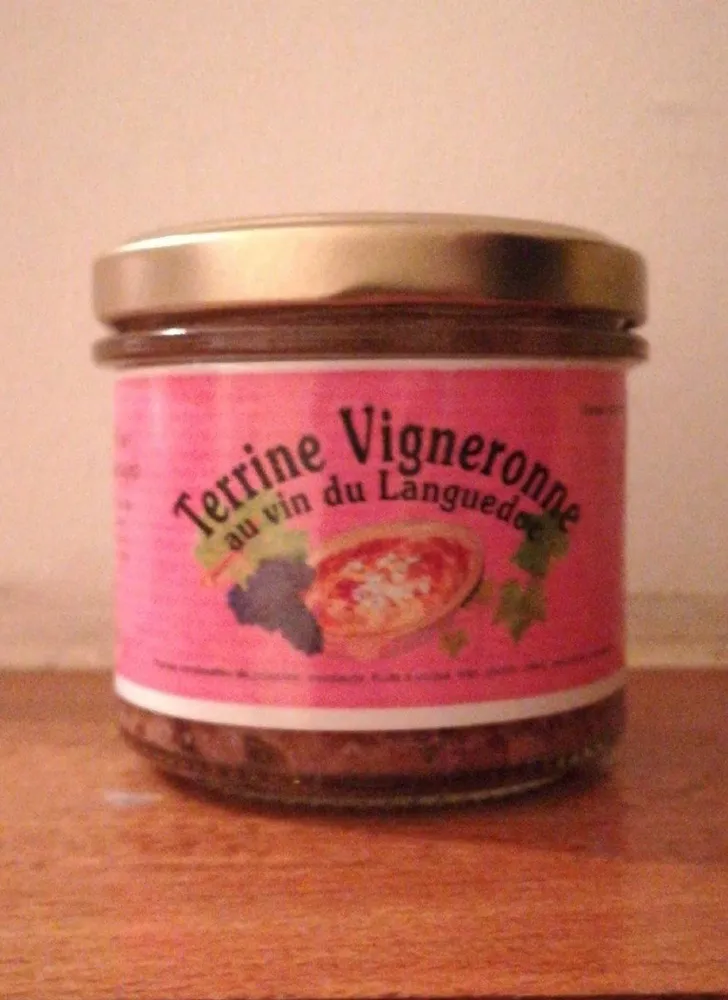 Terrine vigneronne au vin du Languedoc