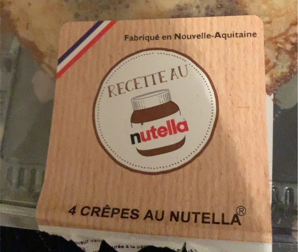 4 crepes au nutella