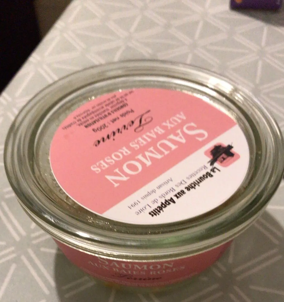 Saumon au baies roses