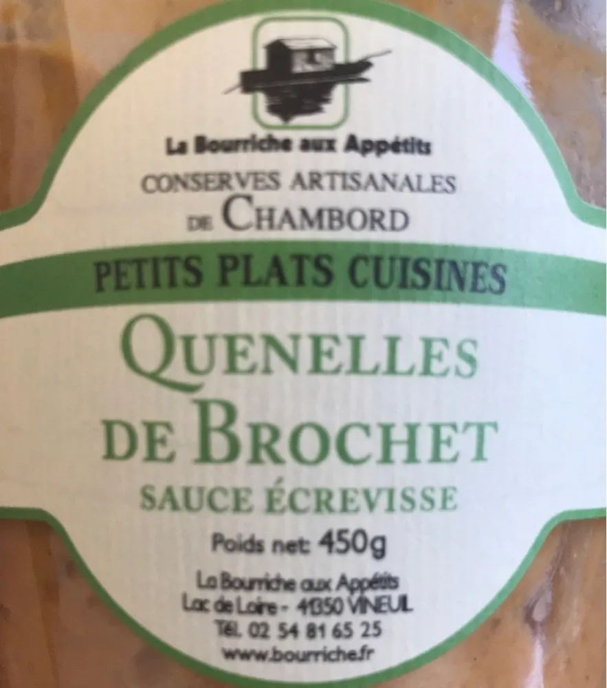 Quenelles de brochet sauce ecrevisse