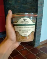 Cuisse de grenouille et lard fumé