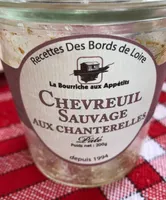 Chevreuil sauvage aux chanterelles