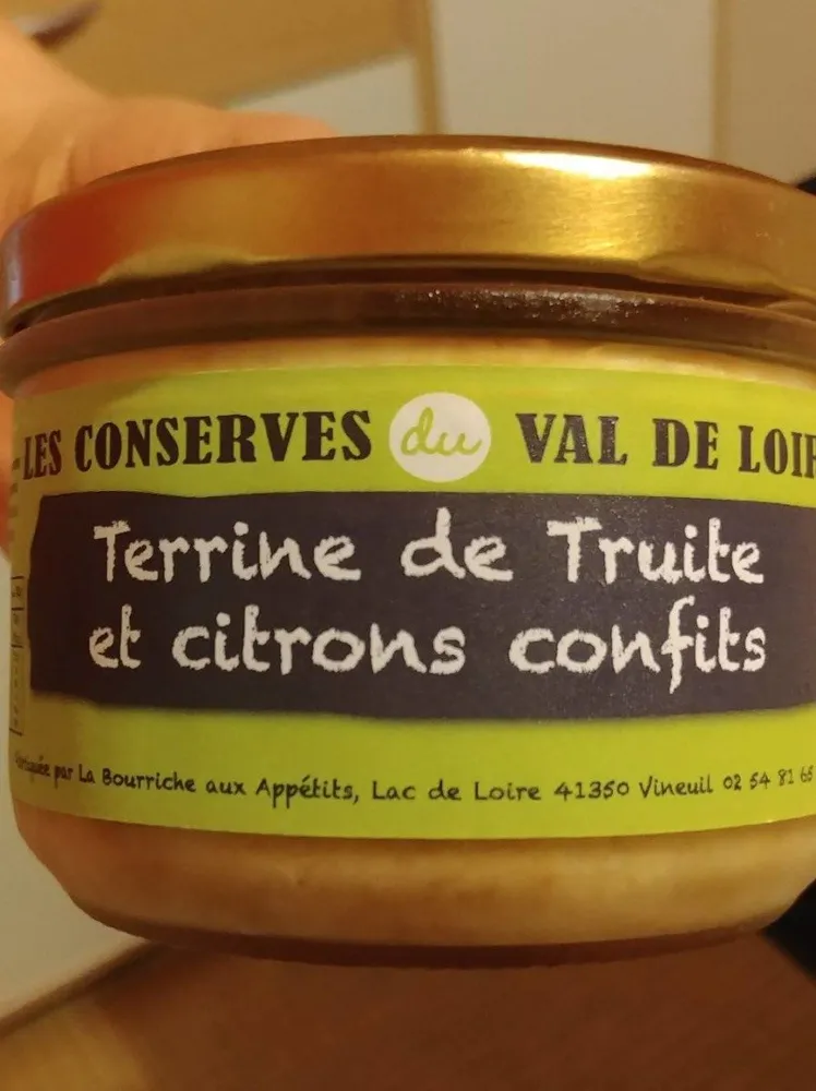 Terrine de truite et citrons confits