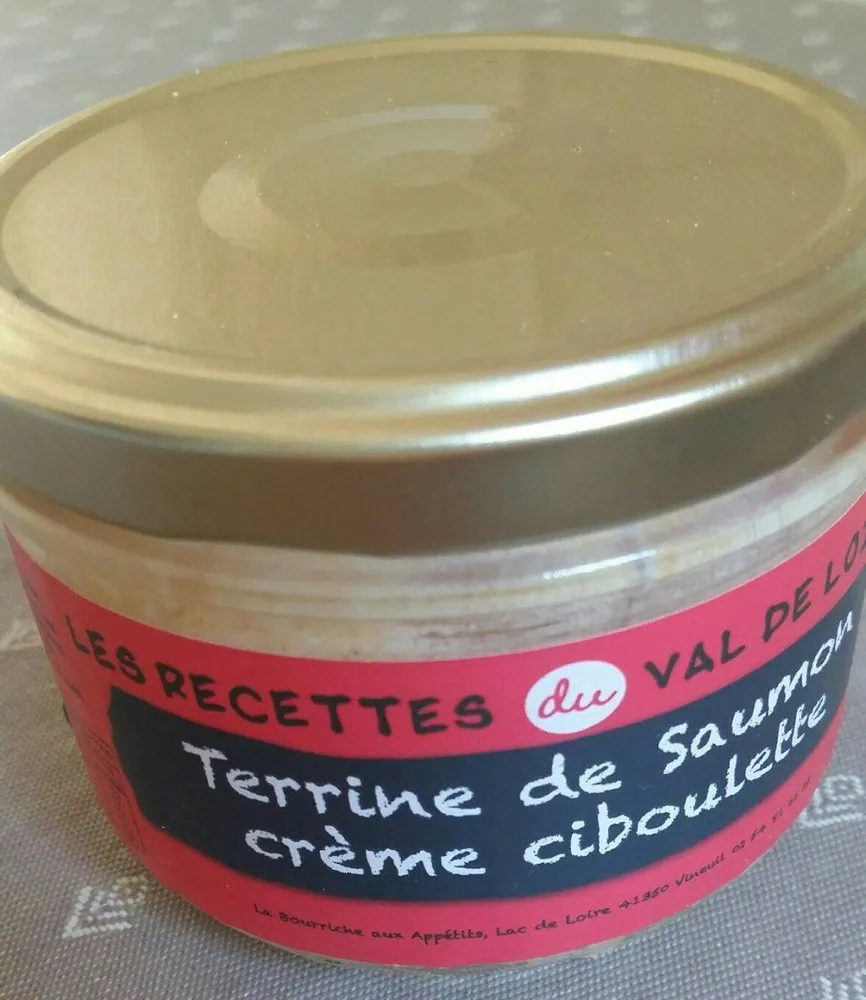 Terrine de saumon crème ciboulette