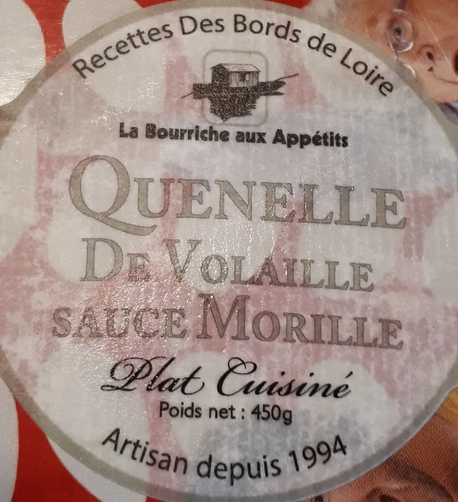 Quenelle de volaille sauce morille