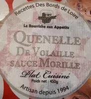 Quenelle de volaille sauce morille