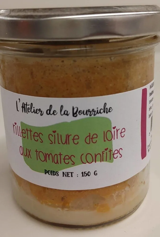 Rillettes silure de Loire aux tomates confites