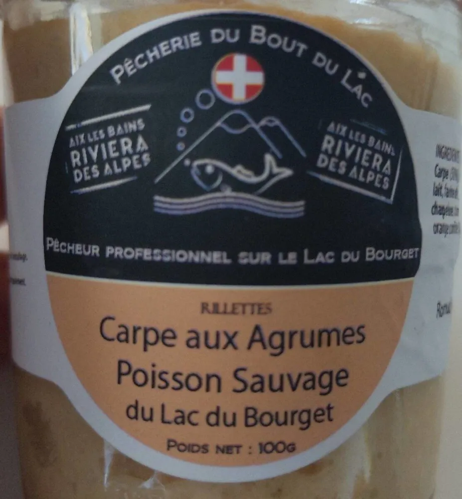 Carpe aux agrumes. Poisson sauvage du lac du Bourget