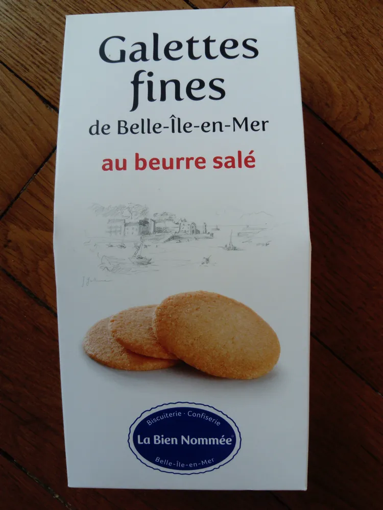 Galettes fines de Belle Île en Mer au beurre salé La bien Nommée