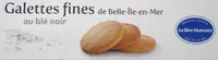 Galettes Fines de Belle île en Mer au blé noir