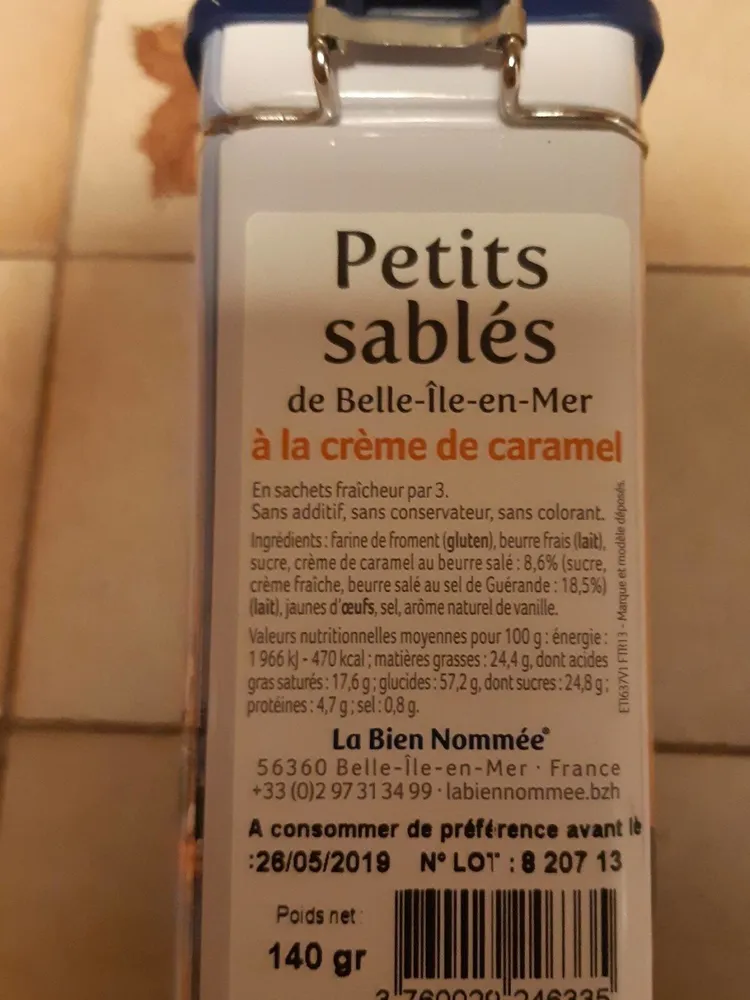 Petits sablés de belle-ile-en-mer