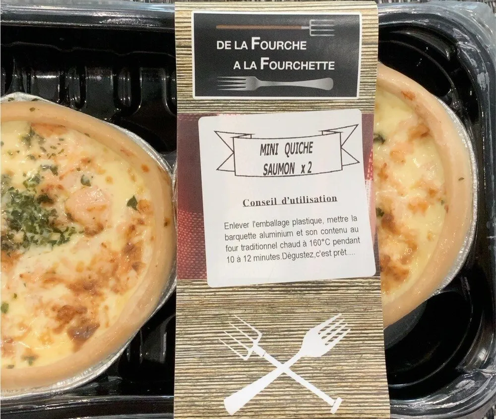 Mini quiche saumon