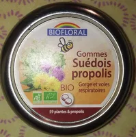 Gommes Suédois à La Propolis Bio - 45 GR - Biofloral