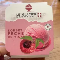 Sorbet pêche de vigne
