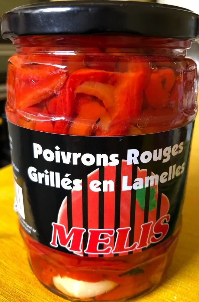 Poivrons rouges grillés