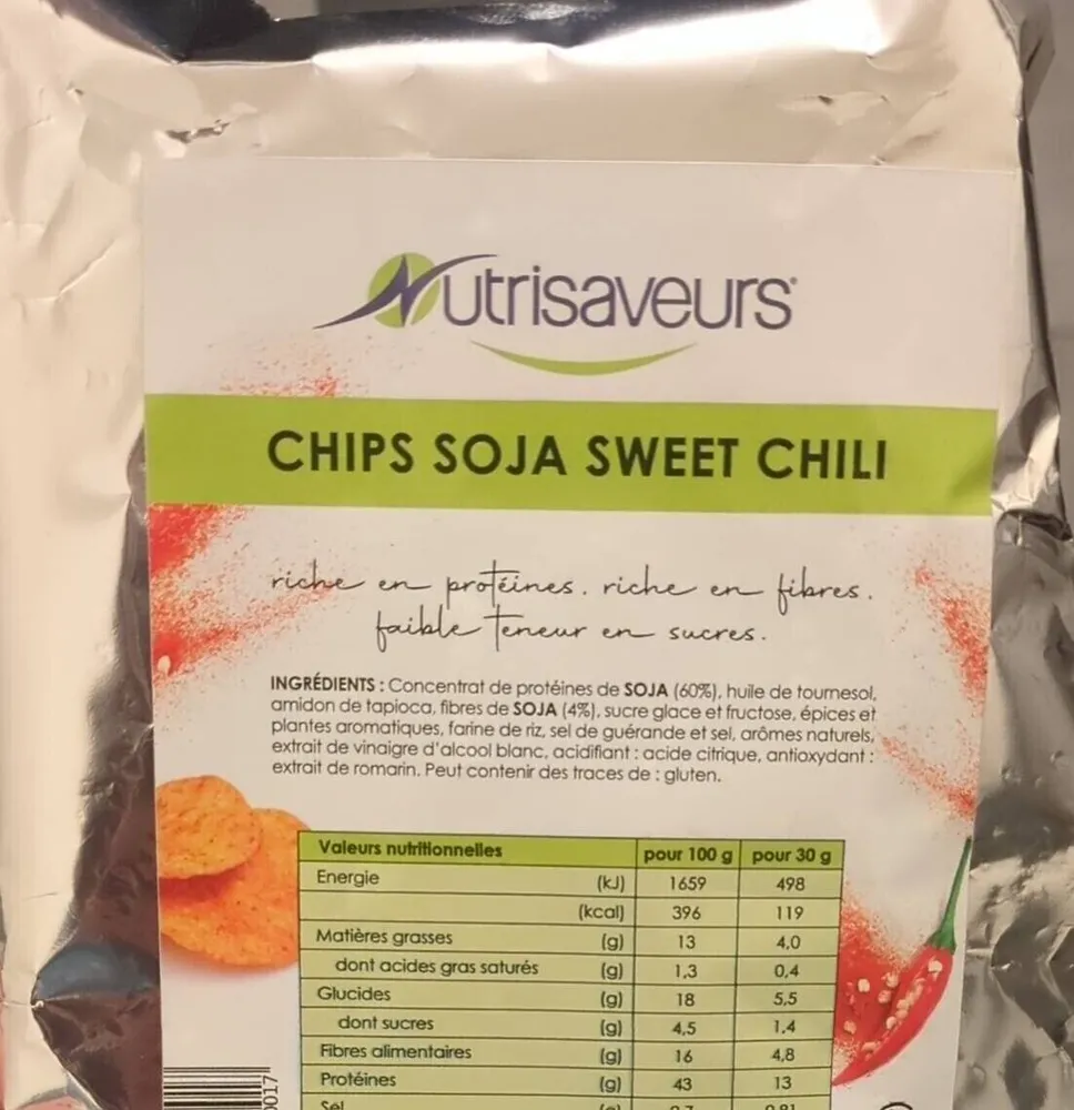 Chips soja sweet chili