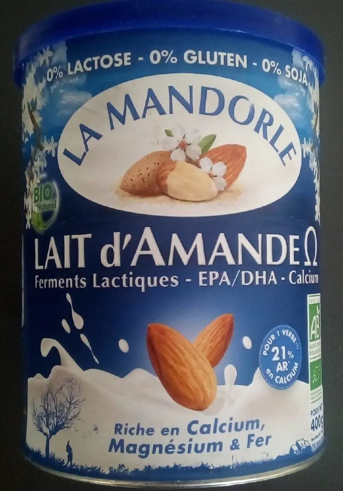 Lait d'Amande Omega