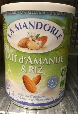 Lait d'amande et riz
