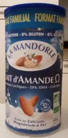 Lait D'amande Omega En Poudre Bio - 800 G - La Mandorle