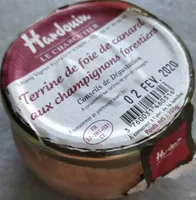 Terrine de foie de canard aux champignons forestiers