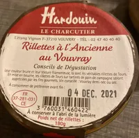Rillettes à l'ancienne au Vouvray