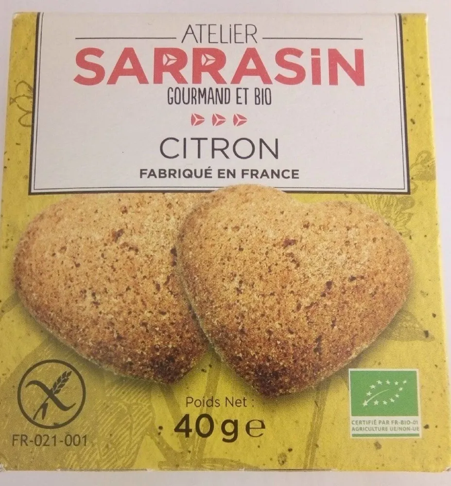 Mini Biscuits Sarrasin Citron
