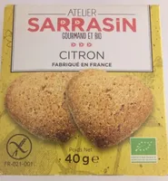 Mini Biscuits Sarrasin Citron