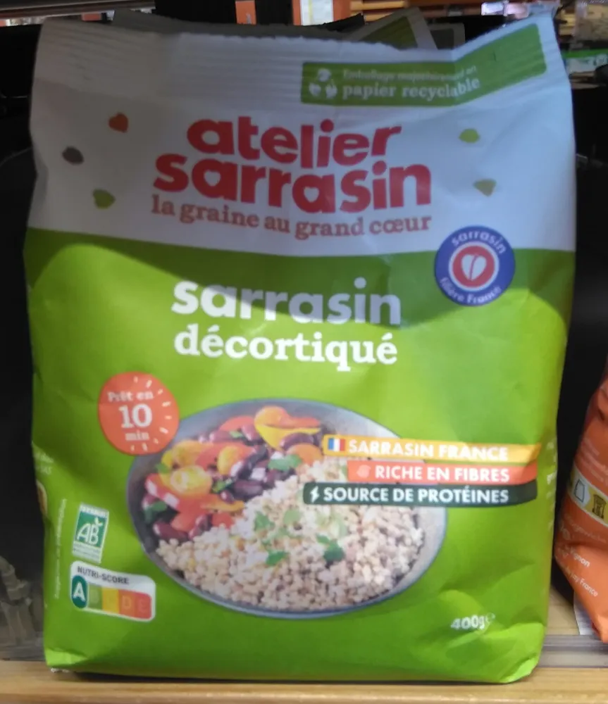Graines de sarrasin décortiquées