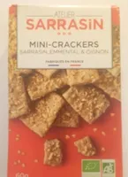 Mini Crackers sarrasin emmental oignon