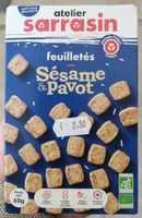 Feuilletés sésame & pavot