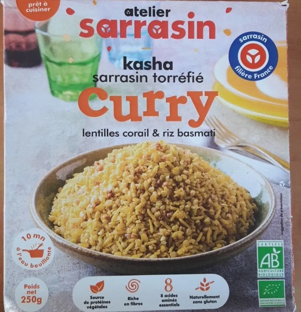 Kasha sarrasin toasté curry