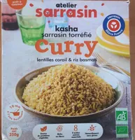 Kasha sarrasin toasté curry