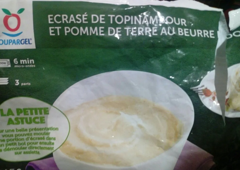 Écrasé de topinambour et pomme de terre
