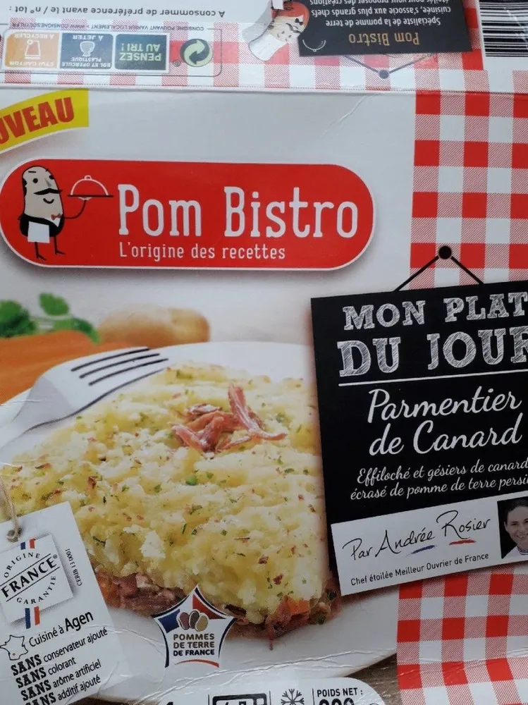 Parmentier de canard