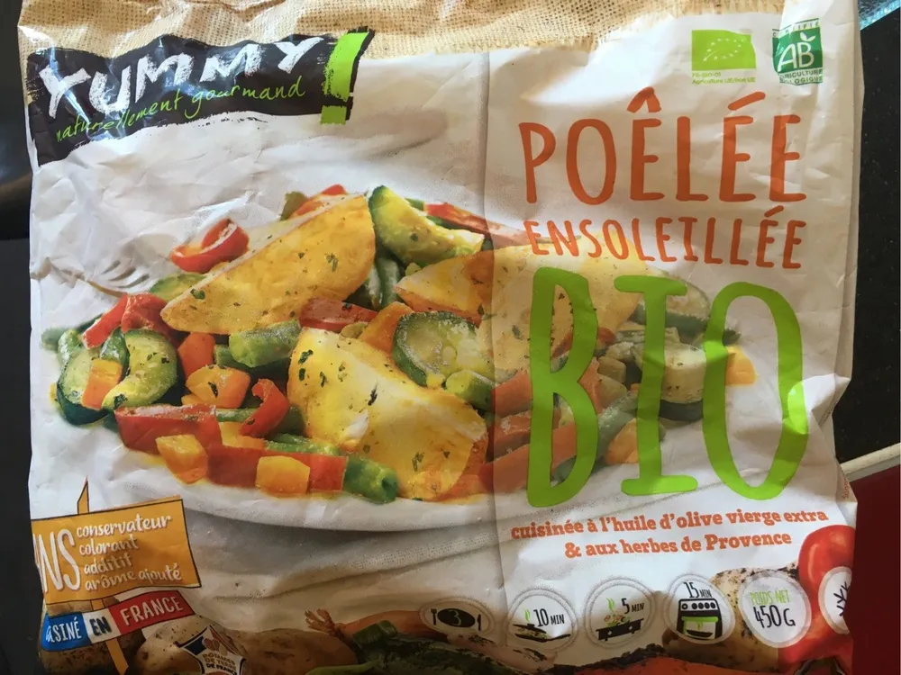 Poêlée ensoleillée bio