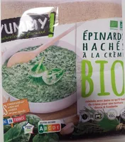 Épinards hachés à la crème BIO