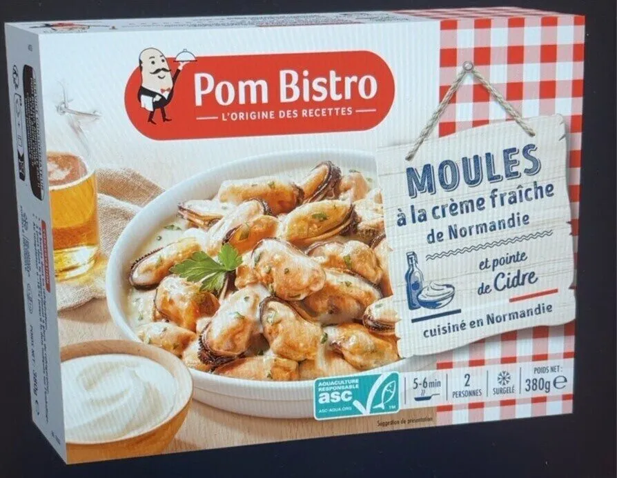 Moules à la crème fraîche de Normandie