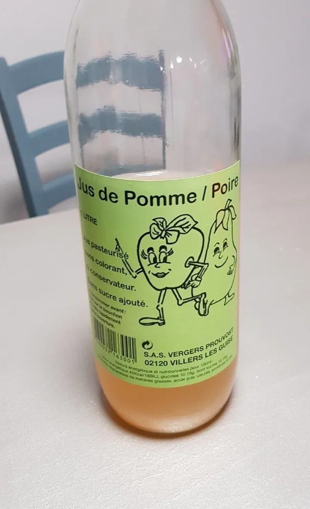 Jus de pomme /poire