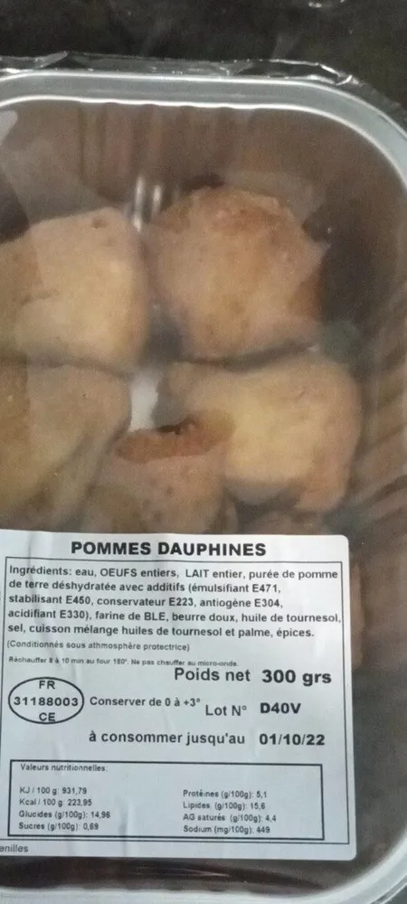 Pommes Dauphine