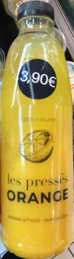 Les Pressés Orange avec pulpe
